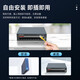 海康威视（HIKVISION）8口百兆POE供电交换机 远距离网线传输集线器 金属外壳散热 红口保障 安装便捷DS-XS10-P