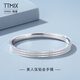 TTMIXpt950 pure platinum bracelet for women, platinum semi-solid royal concubine bracelet, new bracelet, round bracelet, weight 9.8-10.0g, inner diameter 52mm, width 4