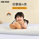 Double long pillow, couple's long one-piece long pillow, pure cotton 1.2m 1.5m1.8 children's low pillow core, type A 1.0m [4cm to sleep] low style + cotton pillowcase, neck pillow