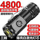 LED strong light flashlight zoom long-range ultra-high endurance outdoor multi-function searchlight outdoor emergency long-range strong light flashlight 300 mAh ABS super bright model