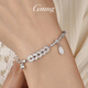GsunG Platinum PT950 Bracelet Women's Five Emperors Money Pure Platinum Bracelet Gourd Style Lucky Bracelet Birthday Gift Priced by Gram, Contact Customer Service Before Buying