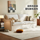 
Lin's Home Wood Industry Natural Linen Fabric Sofa Living Room 2025 New Small Apartment Fully Disassembled and Washed Yunduo Sofa BS675 1.85m Bei white - Fully Disassembled and Washed (including cloth cover)