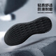 斯凯奇（Skechers）男鞋夏季透气通勤休闲鞋舒适耐磨缓震运动鞋跑步鞋 BBK黑色 41.5