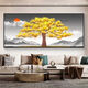 Jileduo Golden Wohnzimmer Hängende Gemälde Modernes Sofa Einfache dekorative Malerei