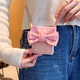 Li Haojia is suitable for Huawei PuraX collector's mobile phone case trendy brand Japanese and Korean girls pink bow card bag purax crossbody [skin hard shell - pink * skin feeling powder + pink crossbody card bag (with bow)] Huawei PuraX/Huawei PuraX collector's version