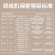 得力（deli） 5级保密碎纸机 高保密多功能办公碎纸机 10张 75分钟 25L纸筒 9904白