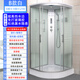 FANCYCHIC integrated shower room bathroom toilet glass partition integrated bath room shower room family shower room B type with small appliances white 80*80