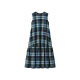 Vestido de falda para mujer Muji Women's Madras revisado para mujeres 25 Summer Nuevo BC2NMA5S Green Mided M (160/84a)