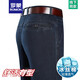 
ROMON summer thin ice silk jeans men's high waist loose straight-leg casual pants middle-aged and elderly dad trousers men 3892 models - Zhonglan [Summer] thin style 29 [waist circumference 2 feet 2]