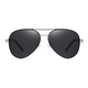 Ray-Ban sunglasses, sunglasses, aviator sunglasses, men's special glasses for driving and fishing, black frame, black beam, black gray film - upgraded high-definition polarized