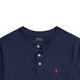 Polo Ralph Lauren Boys' Classic Cotton Jersey Henley RL43151 410-Dark Blue M