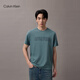 Calvin KleinJeans25春夏男士休闲通勤ck字母印花纯棉针织短袖T恤4RB831G