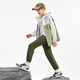 NIKE3BRAND Nike Children's Clothing Boys and Girls Hooded Jacket 2025 Spring Outdoor Casual Children's Clothing

