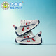 Bumblebee children's shoes for boys' running shoes 2025 spring and summer new breathable mesh casual girls' toddler shoes children's sports shoes 3882 meters blue (single net) 26