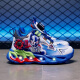 Gaolexin Sairo Ultraman Boys Schuhe im Sommer Neue Kinder -Sneaker beleuchtet Maschen. 31 innere Länge 19.1