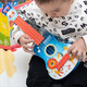 Muqi Music Small Gitarre kann große Ukulele für anfänger simulierte Musikinstrumente für Kindergärtengeschenke für frühkindliche Bildung spielen. Neue blaue Ukulele
