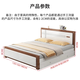 Tiantongju upgraded bed board solid wood bed Nordic master bedroom 1.8m double bed 1.5m household economical wooden bed single elegant gray bed 1.5*2.0m