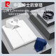 皮尔卡丹（pierre cardin）条纹衬衫男短袖免烫2025夏季新款商务休闲男士半袖衬衣时尚百搭 DX6625 44