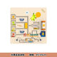 Wuyifanpin Kindergarten Early Education Children's Wall Toys Wall Game Corridor Hanging Life Simulation Operation Cognitive Board Guitar Beads