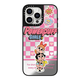 CaSetify Co-Branded Weinen Baby Powerpin Girl Polizistin geeignet für Apple 15pro Mobiltelefon Hülle iPhone14Promax Schutzhülle 13/16 Mirror Magsafe Magnetic 12 Card Tify [CA677 Super Big Love Little Policefrau] Silver Mirror iPhone 16