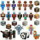 
Kempton Minecraft Plastic Toy Doll Figure Ending Dragon Steve Kuli afraid of iron golem doll doll model Lemon yellow Golden Apricot