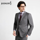 Zhuangji floral gauze suit men's slim professional formal wear business casual suit and trousers two-piece set