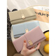 CASA-KUPSCK2025 Spring New Large Capacity Fashion Multi-Card Anti-Magnetic Coin Wallet Long Girls Gift Card Pack Integrated Green