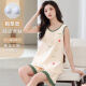 Padama de mangas integrado modal de verano de verano Summer con ropa de algodón de gran tamaño de gran tamaño de gran tamaño Coreano FY9859 m (recomendado 75-95Jin [Jin equivale a 0.5 kg])