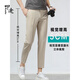 
Koutu brand high-end casual trousers for men slim straight cut trousers 2025 new summer thin stretch men's pants khaki 9921-summer thin 29
