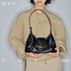Simuting [gleiches Modell von Adava] Suchen Sie minimalistische Hobo -Tasche Neue Frauen -Crossbody -Tasche vielseitige Pendlertasche Deep Black