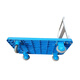 CLCEY Japanese Kanatsu flatbed trolley pulling cart folding four-wheel transport trailer PLADIA tax included price genuine 400kg/1355*650 folding handrail