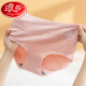 Ropa interior de langsha para mujeres algodón de algodón de algodón puro para mujeres, cola de algodón de grafeno de algodón de verano y pantalones cortos de algodón de algodón suave y transpirable de verano de verano, un color de algodón de algodón de frijoles de la piel + color púrpura [peso aproximadamente 115-135Jin [Jin equivale a 0.5 kg]] todo tamaño] todo tamaño]