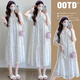 Yibaiyi (yIBAIyI) maternity dress summer Chinese style dress sweet lady summer large size dress chiffon maternity dress picture color M
