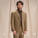 CULTUM French long linen prince check CULTUM Italian Naples suit old money style linen suit suit for men Mika prince check single suit 195B /58B