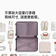 
Bulaimei suitcase JD Cooperation Trolley Case Travel Box Password Box Leather Box 24-inch Gray