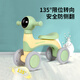 Childish Child's Slid Car Balance Balance Walker Scooter Baby Car Cade d'anniversaire Cadeau à quatre roues Slid Car [Music Light] Green frais