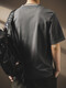 
New Balance high-end American retro Henry neck Polo shirt men's summer trendy brand loose t-shirt pure cotton heavy short-sleeved T-shirt men's white 2XL suitable for 170-190Jin [Jin equals 0.5 kg]