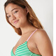 Victoria's Secret Classic Comfort Bra Brawer's Women's Women's Women's 1 5S1Y Striegas verdes y blancas/Modelo delgado de color rosa 11202804 75B (34B)