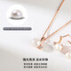 Qianlou's new 8-9mm freshwater pearl pendant necklace, fashionable and versatile, 925 sterling silver clavicle chain, summer freshness, earrings