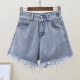 Yuxi Summer Casual Internet Celebrity Salt Set para la nueva camiseta de estilo coreano de las mujeres + pantalones cortos de mezclilla dos piezas 1# 9926# set s sugerencia 80-95jin [Jin equivale a 0.5 kg]
