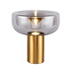 
Modern light luxury desk lamp Nordic simple designer bedroom bedside lamp glass creative living room decoration lamp light gray M1098 light gray style button switch