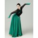 Hawit Mongolian dance costume Mongolian dance performance costume art test large swing skirt ethnic style stage performance costume 5 emerald green skirt 360 skirt single piece M skirt length 90C
