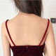 Daisy goddess style 2025 autumn new French fashion sexy lace hollow splicing suspender hip-pack dress large size black [1349 models] S