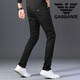 
Armani 2025 new high-end pure black jeans men's spring and autumn new Korean style trendy brand slim-fitting small-foot pants men pure white AMN690 four-season model 28 2 feet 1 waist