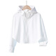 WCZ German Girls Sunscreen Clothen 2025 Summer New Skin Ropa de chaqueta de seda de hielo delgada Ropa de protección solar para niños [Protección UV] DDV12356X UPF50+ 140 [Peso 56-68Jin [Jin equivale a 0.5 kg]]]