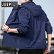 Jeep Spirit Jeep New Sports Paul Shocksuit Kapuze -Jacke im Freien im Freien winddichte wasserdichte, schmutzfreie Paar Outfit 681 Black M.