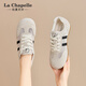 La Chapelle Frauenschuhe 25 Jahre Neue Frauenschuhe Mesh atmungsable Brettschuhe lässig vielseitige Frauenschuhe de Trainingschuhe Nicht riechende Füße Leichtgewichtige Frauenschuhe Beige xxe6628-2 40
