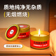 Mandelai emergency candle 3 pack smokeless windproof and disaster prevention small candle outdoor power outage reserve supplies lighting iron box