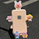 
Faxinjian cute Ruby electric vehicle mobile phone stand 2024 new takeaway rider navigation stand motorcycle battery car shockproof rearview mirror pink baby Ruby 4 square bracket