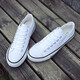 
European Pastoral Couple Canvas Shoes Men's 2025 Summer New Low Top Casual Sports Shoes Men's Trendy and Versatile (PJ) 6621 White 44